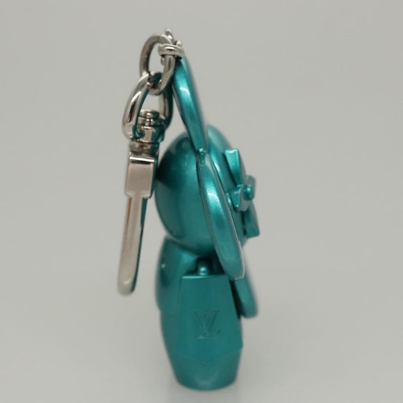 LOUIS VUITTON Vivienne Bijoux Sac Charm metal Light Blue M00484 LV Auth 115996SA