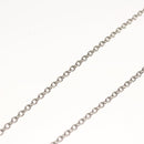 LOUIS VUITTON Necklace metal Red Silver LV Auth 115998-16