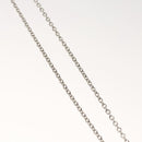 LOUIS VUITTON Necklace metal Red Silver LV Auth 115998-5