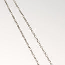 LOUIS VUITTON Necklace metal Red Silver LV Auth 115998-6