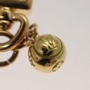 LOUIS VUITTON Bijou Sack LV Serve Key Ring Gold Tone M00839 LV Auth 116011-3