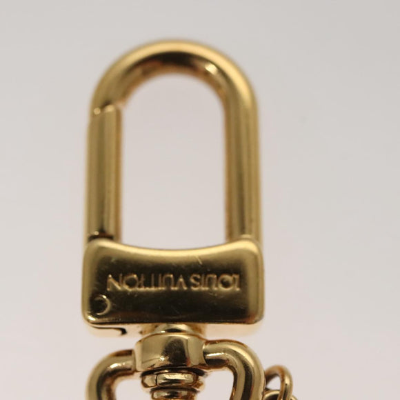 LOUIS VUITTON Bijou Sack LV Serve Key Ring Gold Tone M00839 LV Auth 116011
