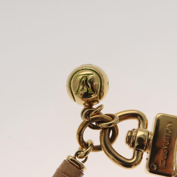 LOUIS VUITTON Bijou Sack LV Serve Key Ring Gold Tone M00839 LV Auth 116011