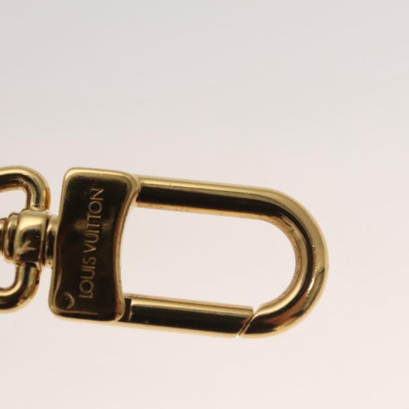 LOUIS VUITTON Bijou Sack LV Serve Key Ring Gold Tone M00839 LV Auth 116011