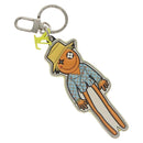 LOUIS VUITTON Monogram Porte Cles LV Scarecrow Charm Yellow MP2922 Auth 116015-1