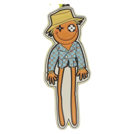 LOUIS VUITTON Monogram Porte Cles LV Scarecrow Charm Yellow MP2922 Auth 116015 - 0