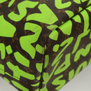 LOUIS VUITTON Monogram Graffiti Neverfull GM Tote Bag Green M93703 Auth 116016A-22