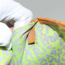 LOUIS VUITTON Monogram Graffiti Neverfull GM Tote Bag Green M93703 Auth 116016A-11