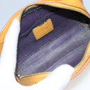 LOUIS VUITTON Epi Dauphine PM Pouch Yellow M48449 LV Auth 116024-10