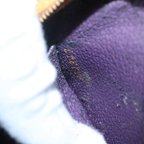 LOUIS VUITTON Epi Dauphine PM Pouch Yellow M48449 LV Auth 116024