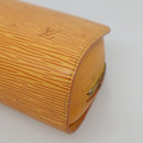 LOUIS VUITTON Epi Dauphine PM Pouch Yellow M48449 LV Auth 116024-7