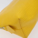 LOUIS VUITTON Epi Pochette Cosmetic PM Cosmetic Pouch Citron LV Auth 116044V-16