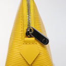 LOUIS VUITTON Epi Pochette Cosmetic PM Cosmetic Pouch Citron LV Auth 116044V-8