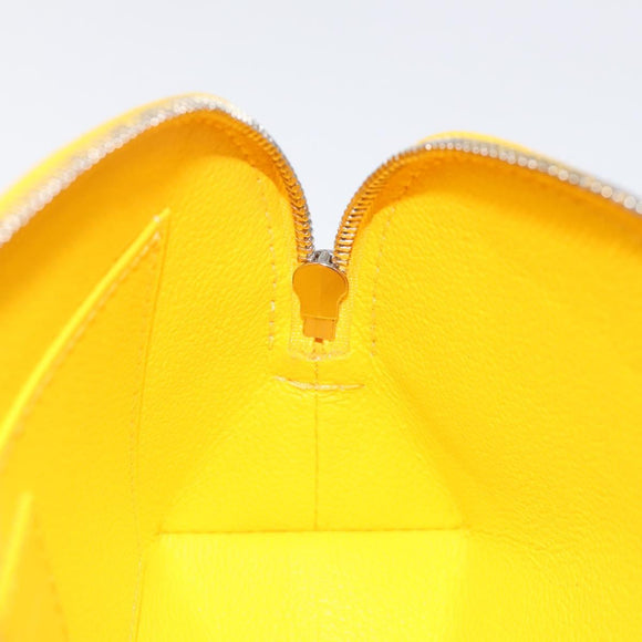 LOUIS VUITTON Epi Pochette Cosmetic PM Cosmetic Pouch Citron LV Auth 116044V