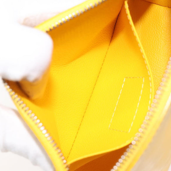 LOUIS VUITTON Epi Pochette Cosmetic PM Cosmetic Pouch Citron LV Auth 116044V