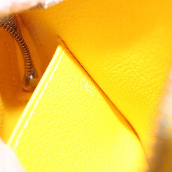 LOUIS VUITTON Epi Pochette Cosmetic PM Cosmetic Pouch Citron LV Auth 116044V