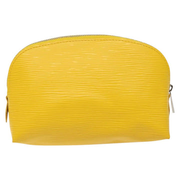 LOUIS VUITTON Epi Pochette Cosmetic PM Cosmetic Pouch Citron LV Auth 116044V - 0