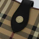 BURBERRY Nova Check iPad Case PVC Beige Gold Auth 116045-12