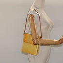 LOUIS VUITTON Monogram Vernis Motto Accessory Pouch Gris M91030 LV Auth 116046-22