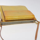 LOUIS VUITTON Monogram Vernis Motto Accessory Pouch Gris M91030 LV Auth 116046-6