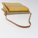 LOUIS VUITTON Monogram Vernis Motto Accessory Pouch Gris M91030 LV Auth 116046-7