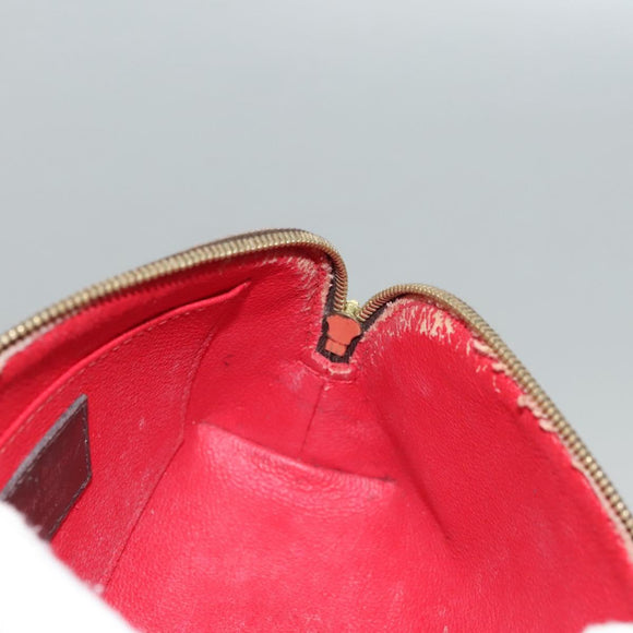 LOUIS VUITTON Damier Ebene Pochette Cosmetic PM Pouch N47516 LV Auth 116055