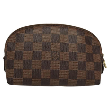LOUIS VUITTON Damier Ebene Pochette Cosmetic PM Pouch N47516 LV Auth 116055 - 0