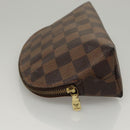 LOUIS VUITTON Damier Ebene Pochette Cosmetic PM Pouch N47516 LV Auth 116055-4