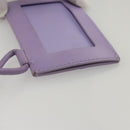 BOTTEGA VENETA MAXI INTRECCIATO Card Case Leather Purple Auth 116058-7