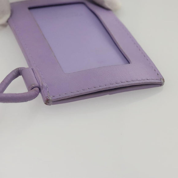 BOTTEGA VENETA MAXI INTRECCIATO Card Case Leather Purple Auth 116058