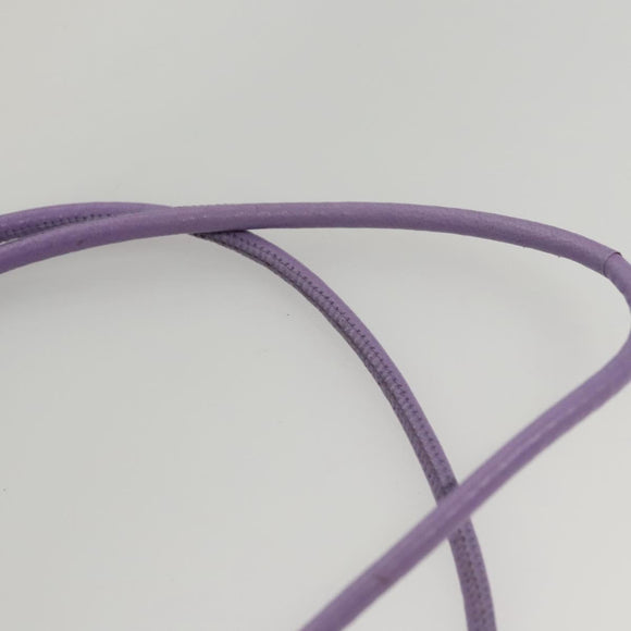 BOTTEGA VENETA MAXI INTRECCIATO Card Case Leather Purple Auth 116058