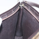 Christian Dior Trotter Canvas Shoulder Bag Beige Gold Auth 116060-19