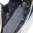 Salvatore Ferragamo Gancini Shoulder Bag Leather Black Gold Auth 116063-11