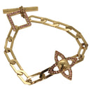 LOUIS VUITTON Bracelet Collier Power Bracelet metal Gold M66091 LV Auth 116066-1