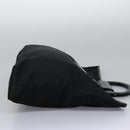 Salvatore Ferragamo Gancini Hand Bag Nylon Black Auth 116072-4