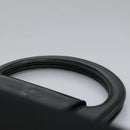 Salvatore Ferragamo Gancini Hand Bag Nylon Black Auth 116072-8