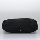 Salvatore Ferragamo Gancini Hand Bag Nylon Black Auth 116072-5