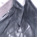 BALLY Hand Bag Leather Gray Gold Auth 116073-19