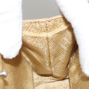 BOTTEGA VENETA Chain Shoulder Bag Suede Beige Silver Auth 116077-18