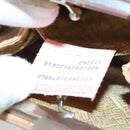 BOTTEGA VENETA Chain Shoulder Bag Suede Beige Silver Auth 116077-20