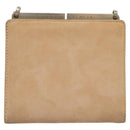 BOTTEGA VENETA Chain Shoulder Bag Suede Beige Silver Auth 116077-3