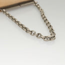 BOTTEGA VENETA Chain Shoulder Bag Suede Beige Silver Auth 116077-7