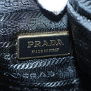 PRADA ribbon Shoulder Bag Leather Purple Gold Auth 116078-14