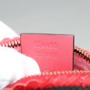 GUCCI Micro GG Supreme Chain Pouch Shoulder Bag PVC Red 576495 Auth 116081V-11