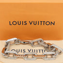 LOUIS VUITTON Collier LV Edge GM Necklace metal Silver tone MP3000 Auth 116084AM-16