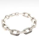 LOUIS VUITTON Collier LV Edge GM Necklace metal Silver tone MP3000 Auth 116084SAM-2