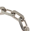 LOUIS VUITTON Collier LV Edge GM Necklace metal Silver tone MP3000 Auth 116084AM-7