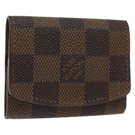 LOUIS VUITTON Damier Ebene Cuff Case LV Auth 116096