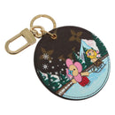 LOUIS VUITTON Monogram Vivienne Key Holder Illustre Charm M82633 Auth 116097-1