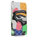LOUIS VUITTON Monogram LV Portrait Zippy Vertical Wallet M82590 LV Auth 116099AM-1